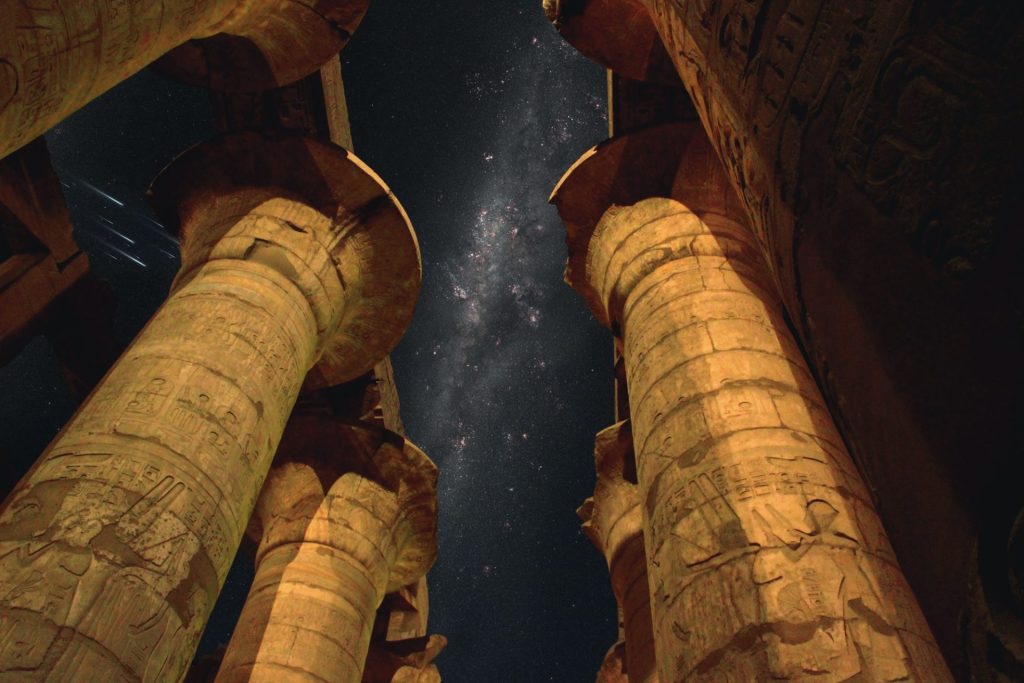 The complex Karnak Temple