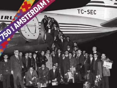 Fototentoonstelling 60 jaar arbeidsmigratie in Nederland in Amsterdam