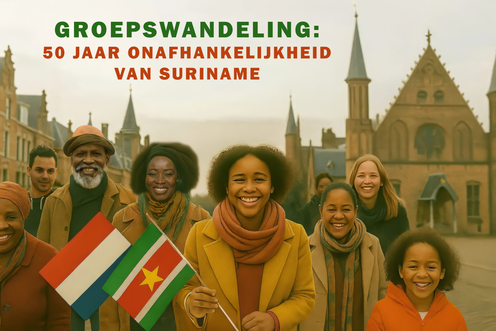 Groepswandeling 50 jaar Onafhankelijkheid van Suriname 02