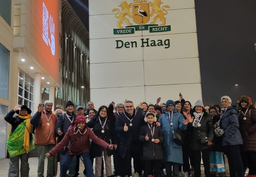 wandeling 50 jaar Onafhankelijkheid van Suriname in Den haag